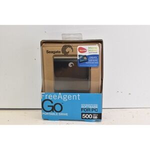 Seagate FreeAgent Go Portable Drive Black PC 500GB USB 2.0 NEW